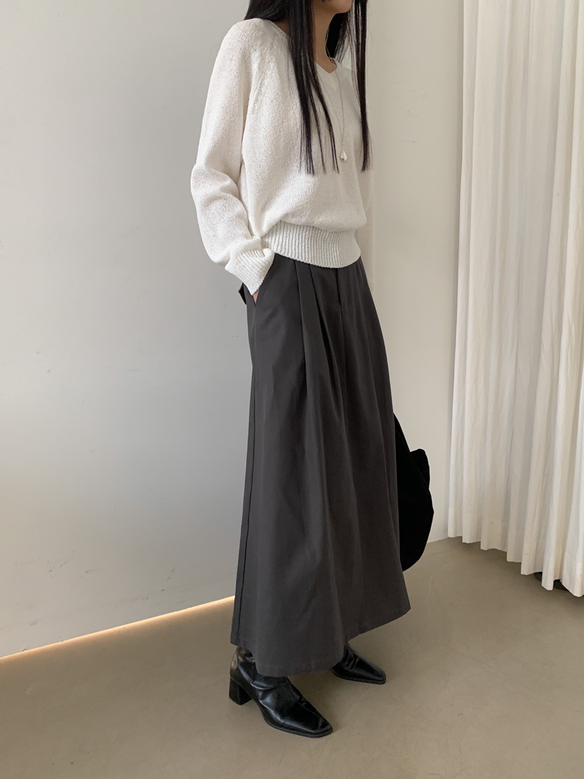 GOYOU東大門代購女士新款推薦時尚熱賣職業25春夏長裙套裝腰帶de goyou長裙
