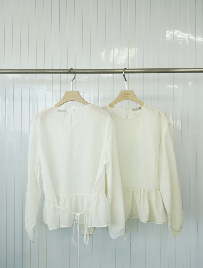 GOYOU東大門直郵女士新品職業人氣25春夏推薦休閑襯衫蕾絲衫WATER MELON襯衫/蕾絲衫