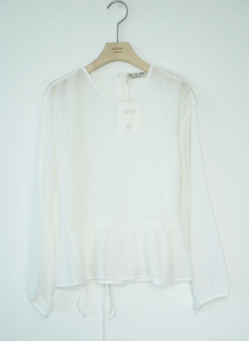 GOYOU東大門直郵女士新品職業人氣25春夏推薦休閑襯衫蕾絲衫WATER MELON襯衫/蕾絲衫圖色1