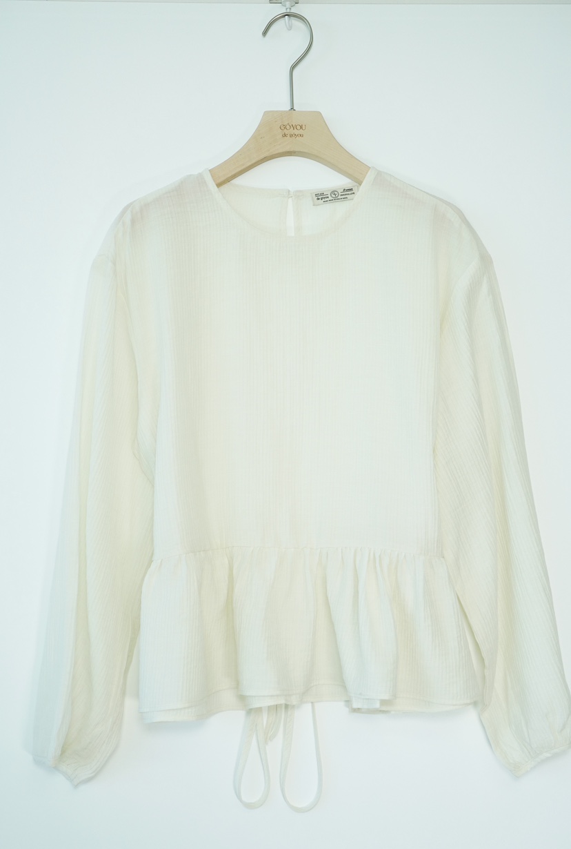 GOYOU東大門直郵女士新品職業人氣25春夏推薦休閑襯衫蕾絲衫WATER MELON襯衫/蕾絲衫圖色2