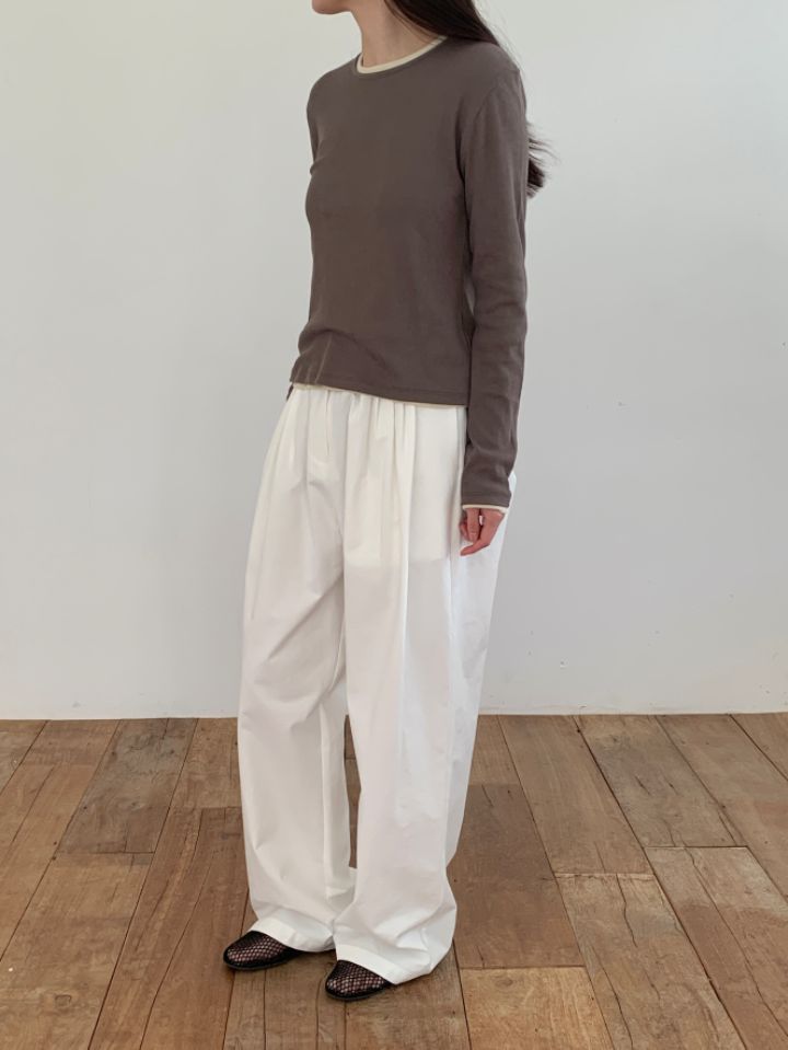 LA MUETTE/JAMIESTONE東大門直郵女裝新款人氣職業休閑褲FLAT GARDEN/LA MUETTE/JAMIESTONE休閑褲