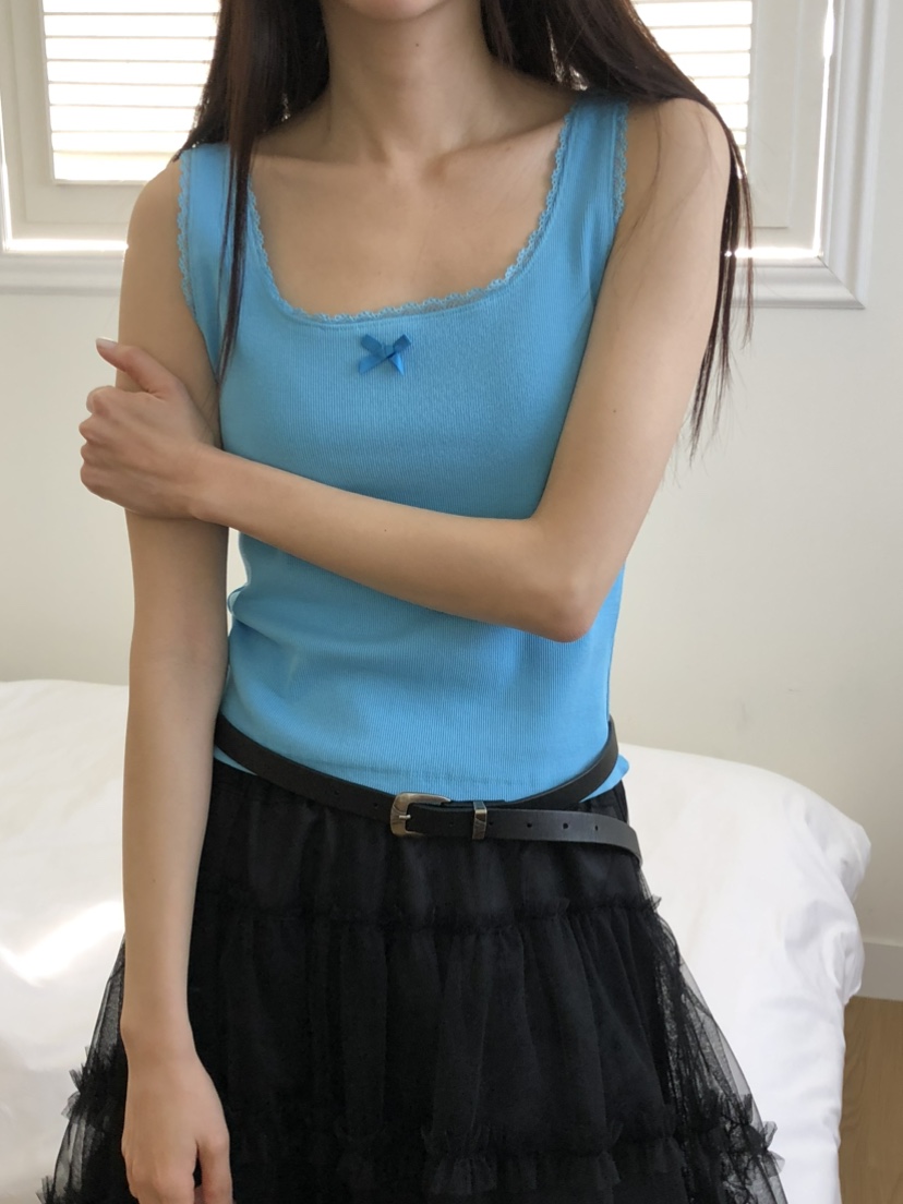 FOSET韓國直郵女裝新品人氣休閑熱賣職業25春夏時尚吊帶背心FOSET吊帶/背心