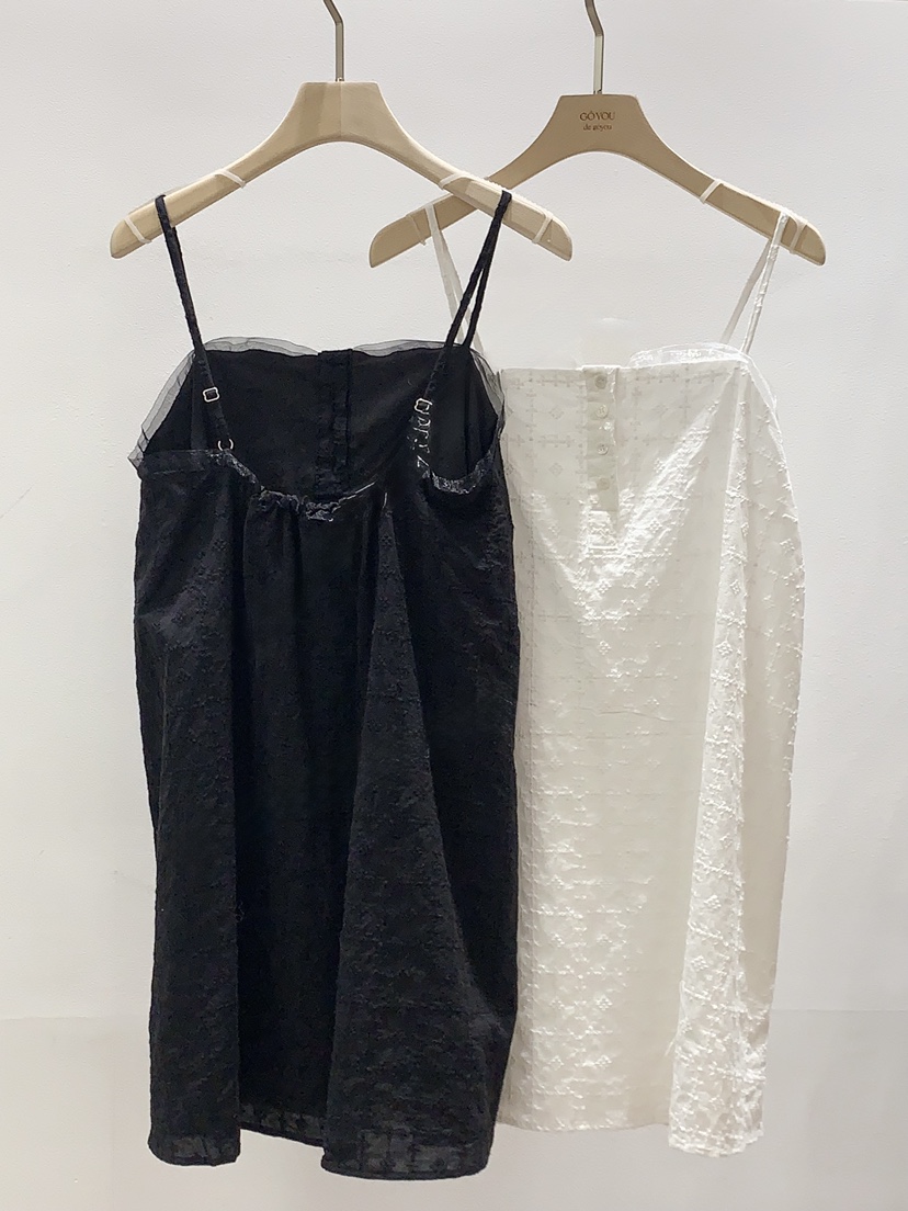 GOYOU韓國直郵女裝新品25春夏職業推薦真品休閑熱賣連衣裙刺繡de goyou連衣裙