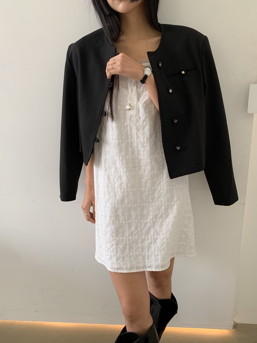 GOYOU韓國直郵女裝新品25春夏職業推薦真品休閑熱賣連衣裙刺繡de goyou連衣裙