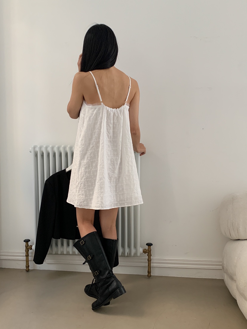 GOYOU韓國直郵女裝新品25春夏職業推薦真品休閑熱賣連衣裙刺繡de goyou連衣裙