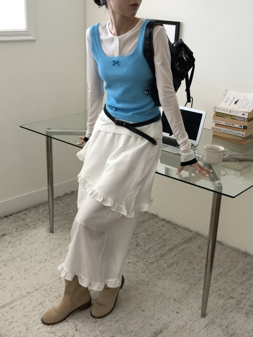 FOSET東大門直郵女士新款推薦真品職業休閑熱賣人氣25春夏長裙FOSET長裙