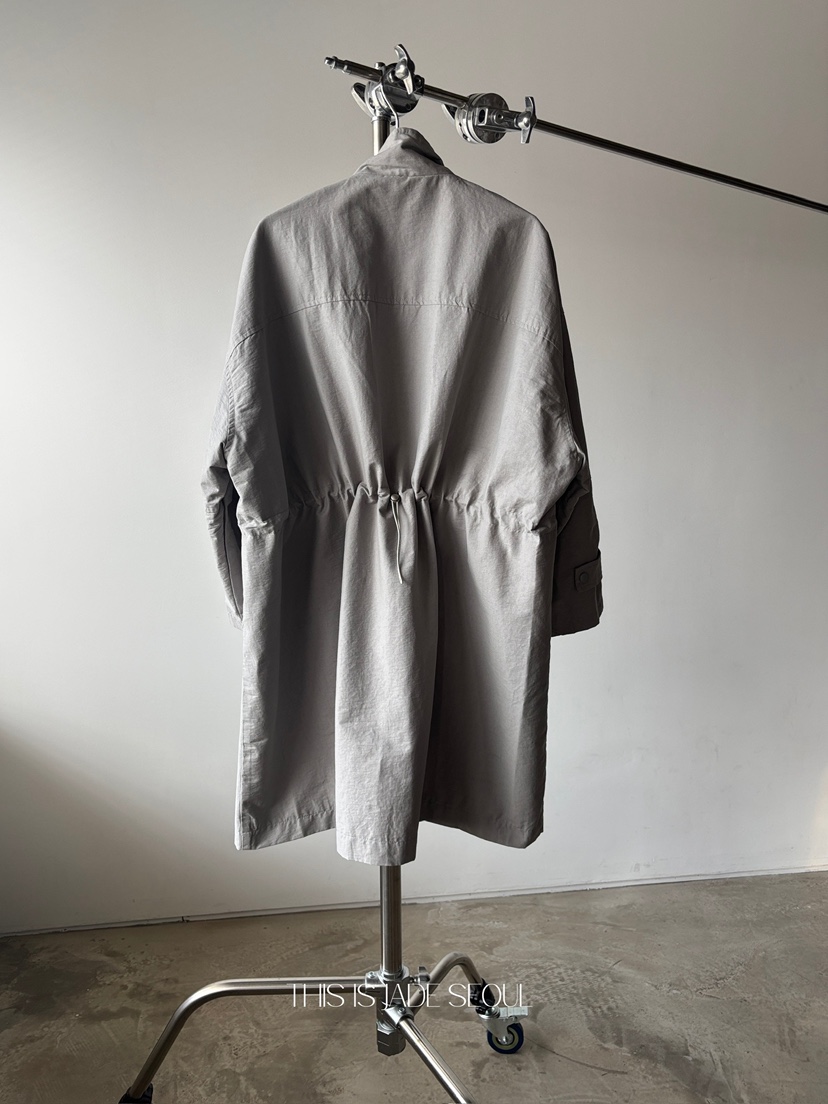 JADEMARKET韓國代購女裝新款職業推薦真品時尚25春夏長款風衣JADE MARKET長款風衣