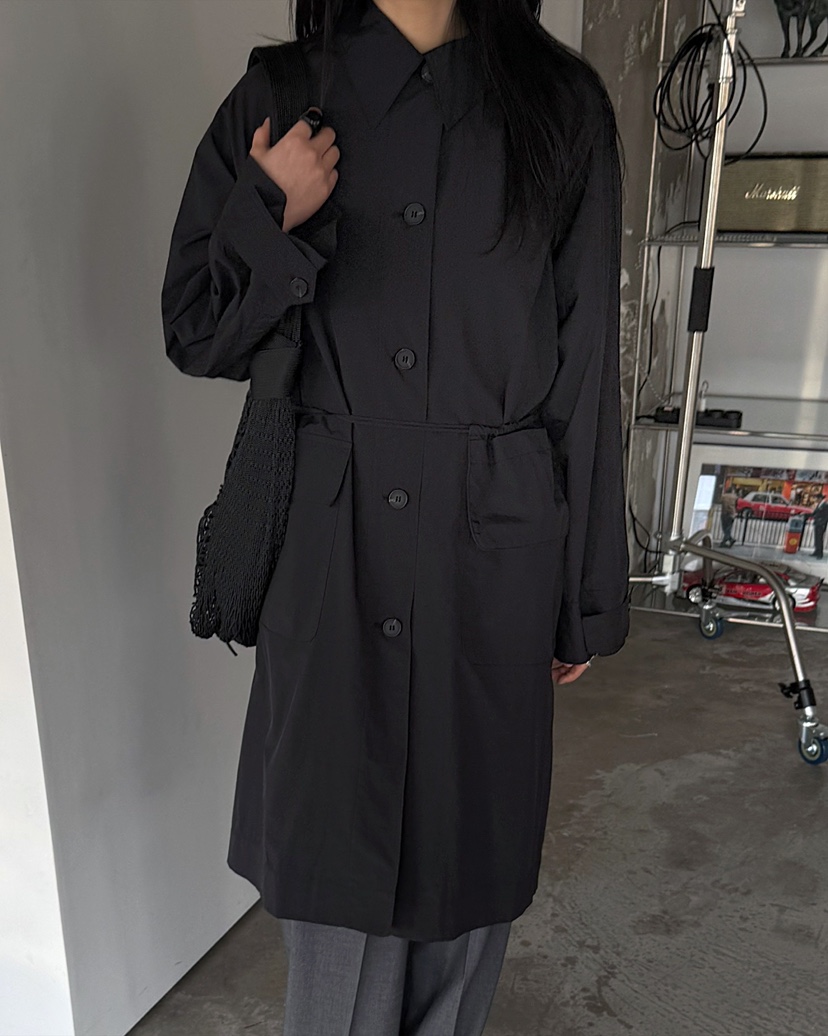 JADEMARKET東大門實拍女裝新品人氣熱賣休閑職業真品長款風衣JADE MARKET長款風衣圖色2