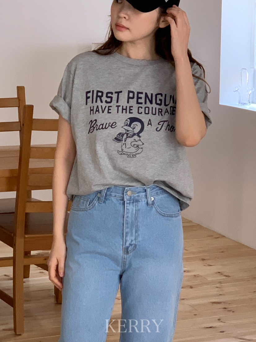 KERRY韓國直郵女士新款熱賣真品25春夏職業推薦時尚休閑牛仔褲KERRY牛仔褲