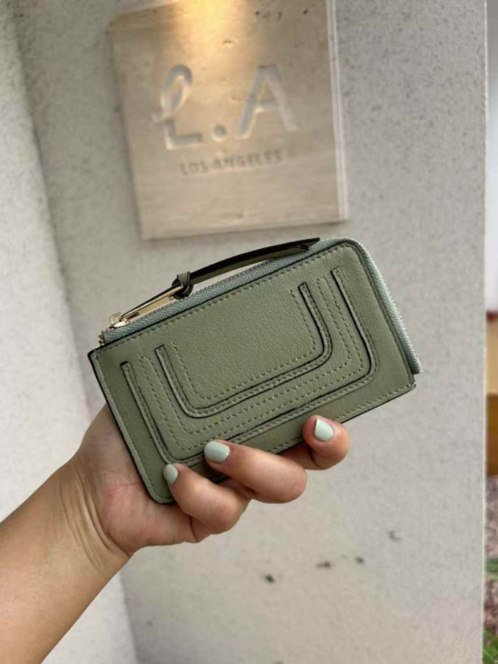 TROUVAILLE東大門代購女裝新款職業真品錢包卡包零錢包牛皮TROUVAILLE錢包/卡包/零錢包