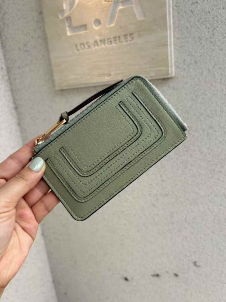 TROUVAILLE東大門代購女裝新款職業真品錢包卡包零錢包牛皮TROUVAILLE錢包/卡包/零錢包圖色4