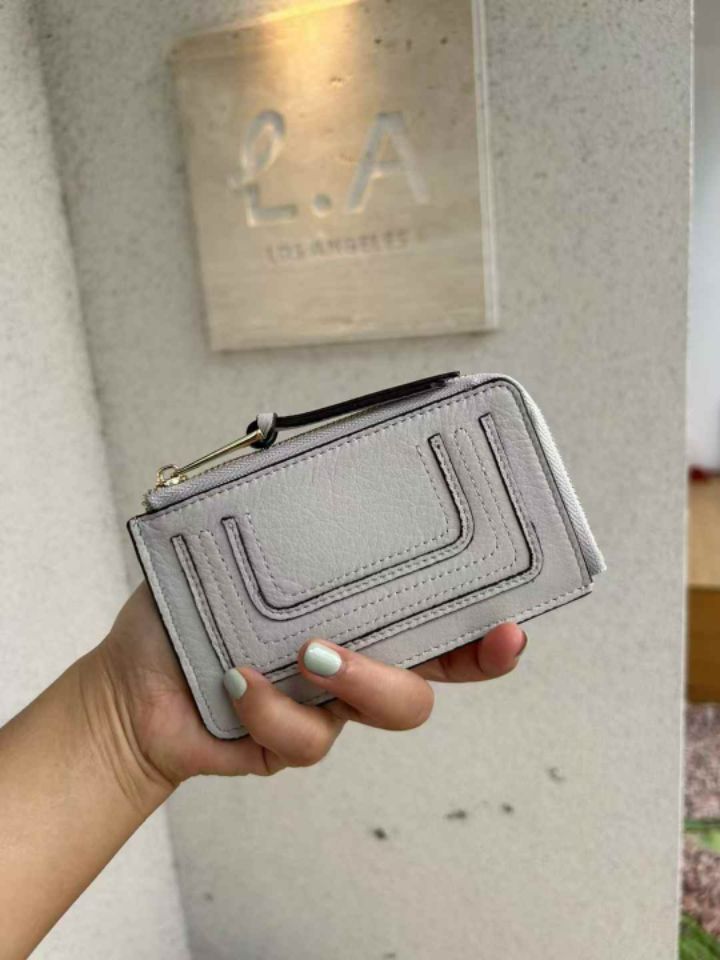 TROUVAILLE東大門代購女裝新款職業真品錢包卡包零錢包牛皮TROUVAILLE錢包/卡包/零錢包圖色6