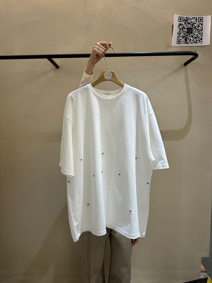 ERIA韓國代購女裝新品職業休閑25春夏真品推薦時尚人氣熱賣T恤ERIA/HUET恤