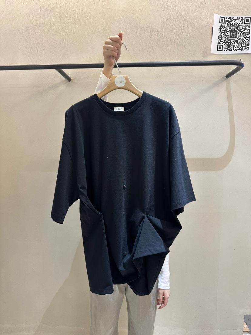 ERIA韓國代購女裝新品職業休閑25春夏真品推薦時尚人氣熱賣T恤ERIA/HUET恤圖色4