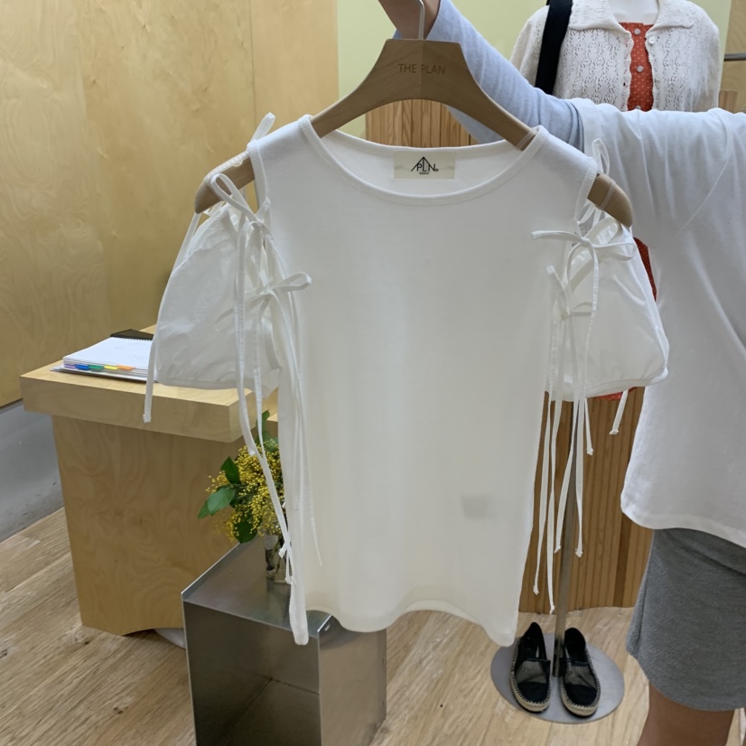 THEPLAN韓國直郵女士新品職業人氣休閑25春夏熱賣T恤可拆卸THE PLANT恤