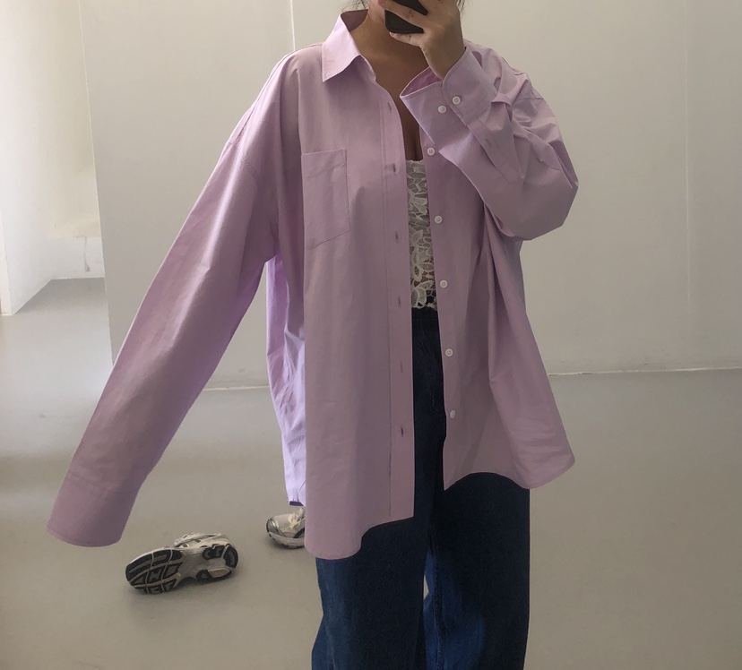 PAIRING韓國代購女士新品真品推薦時尚人氣休閑25春夏襯衫蕾絲衫PAIRING襯衫/蕾絲衫