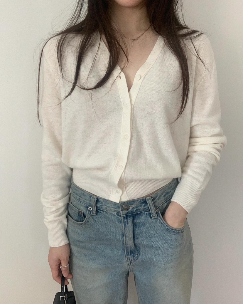 THE WAVE東大門實拍女士新款真品人氣推薦熱賣休閑針織衫開衫THE WAVE針織衫