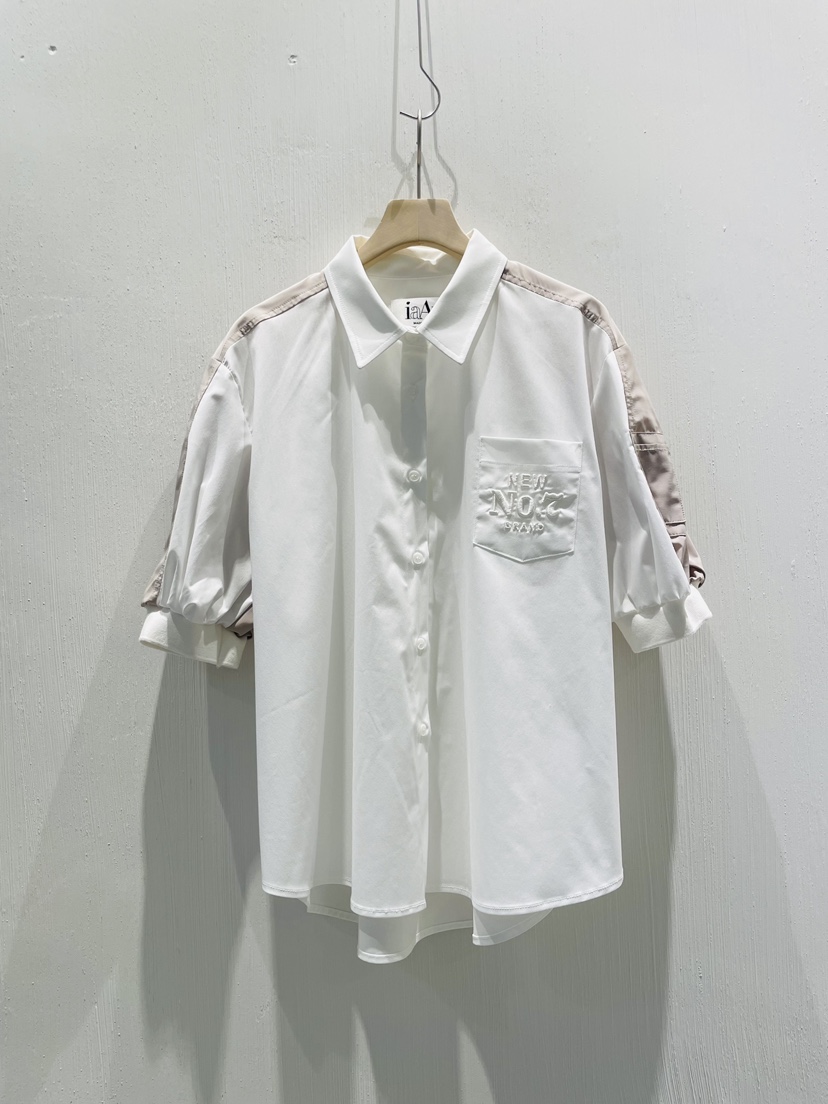 IAAN東大門代購女士新款休閑25春夏真品熱賣時尚襯衫蕾絲衫IAAN襯衫/蕾絲衫圖色2