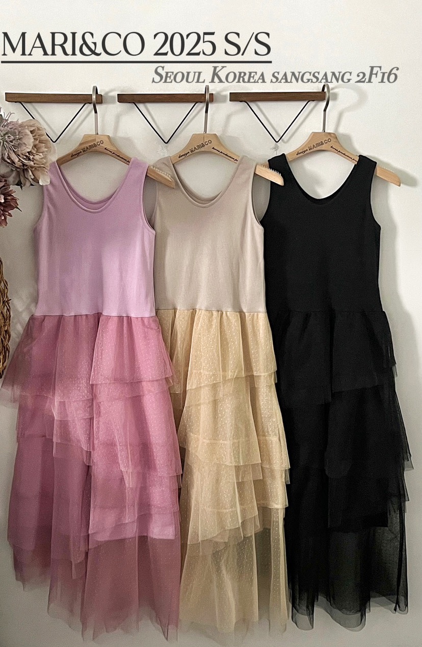 MARI CO東大門實拍女裝新品25春夏真品時尚熱賣推薦連衣裙ARANCIA連衣裙