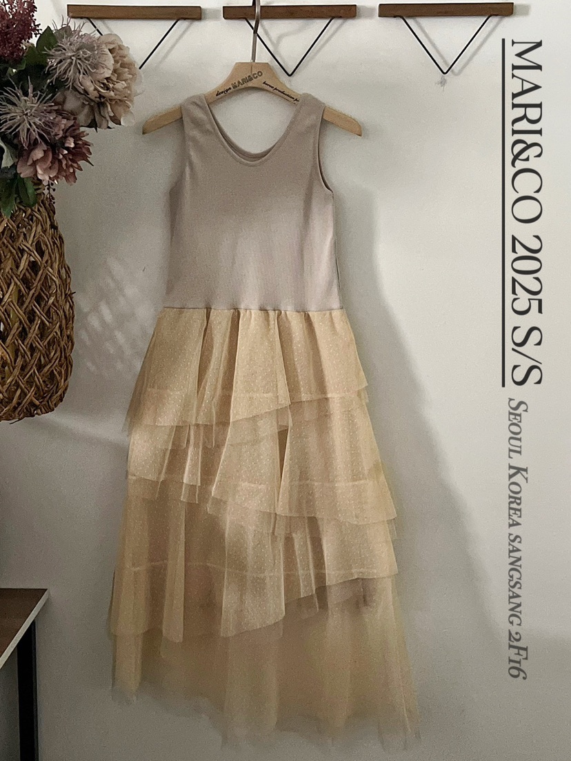 MARI CO東大門實拍女裝新品25春夏真品時尚熱賣推薦連衣裙ARANCIA連衣裙