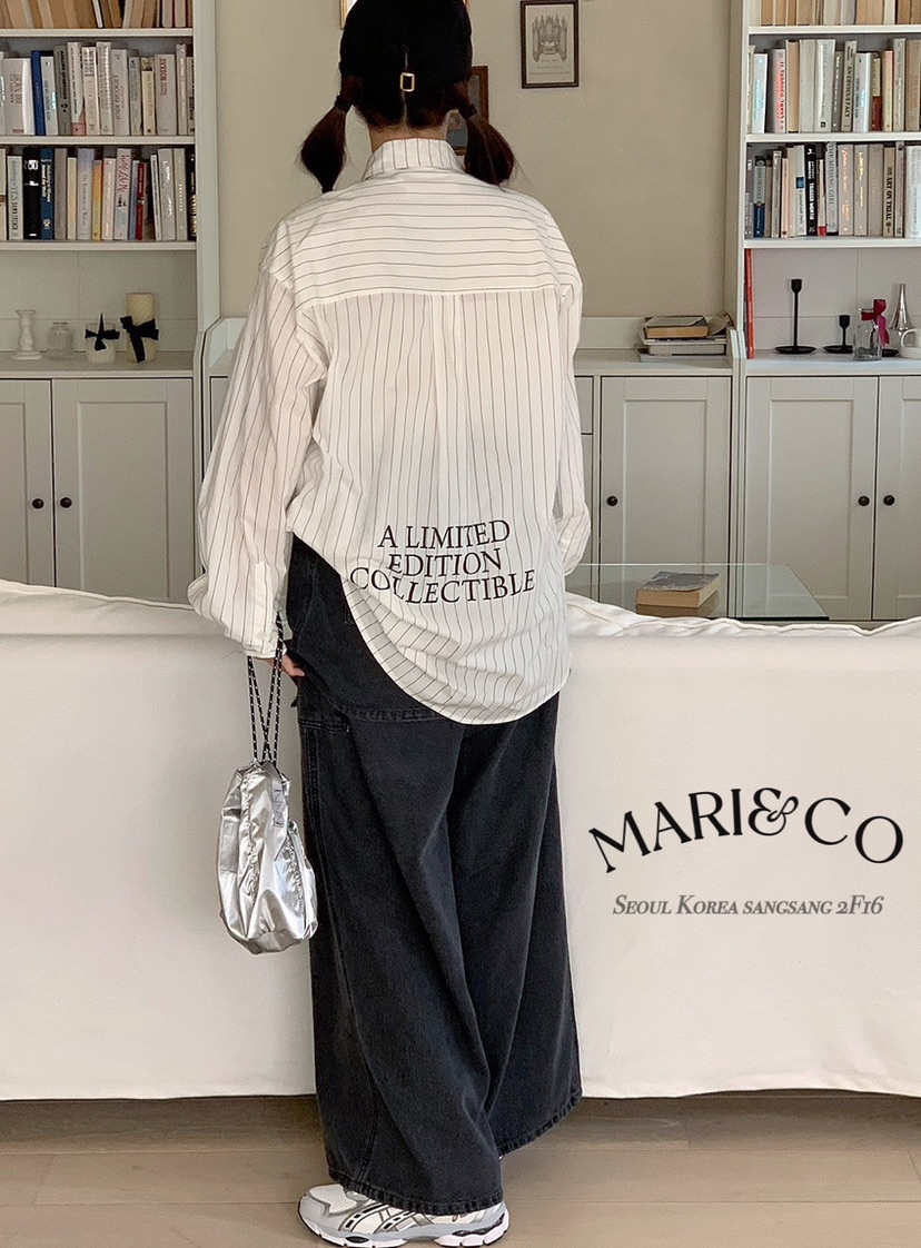 MARI CO韓國代購女裝新款人氣時尚真品熱賣25春夏襯衫蕾絲衫ARANCIA襯衫/蕾絲衫
