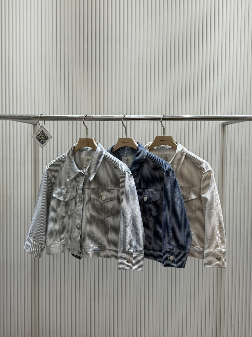 ON:UP東大門代購女裝新品25春夏休閑時尚真品熱賣人氣職業夾克ON:UP夾克圖色2左二色