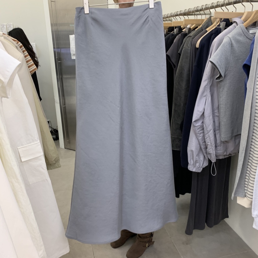 MOIBLE韓國代購女士新品25春夏真品時尚人氣休閑熱賣職業長裙MOIBLE長裙