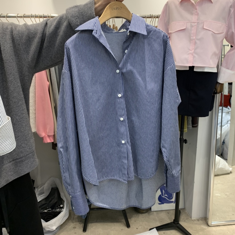 DUPLO東大門代購女士新品推薦25春夏休閑時尚人氣襯衫蕾絲衫DUPLO襯衫/蕾絲衫圖色2
