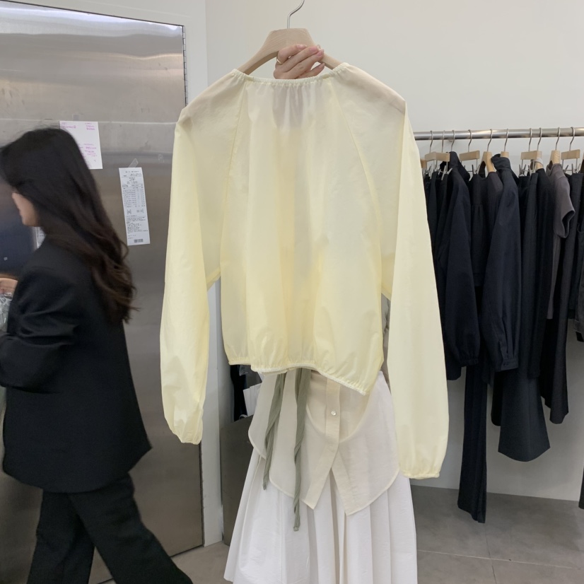 MOIBLE韓國代購女士新款推薦時尚休閑25春夏真品人氣夾克褶皺MOIBLE夾克