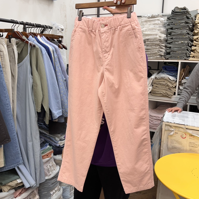 DELI JENNY東大門實拍女裝新款職業人氣熱賣25春夏時尚休閑褲THERE休閑褲