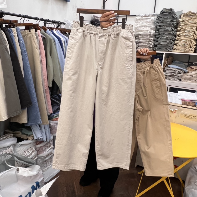 DELI JENNY韓國直郵女裝新款25春夏時尚人氣推薦休閑休閑褲THERE休閑褲圖色2