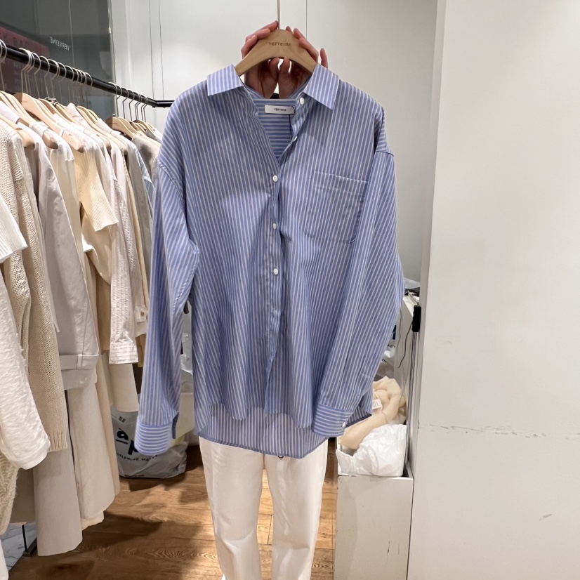 VERVEINE東大門實拍女士新款職業25春夏推薦時尚襯衫蕾絲衫VERVEINE襯衫/蕾絲衫圖色1