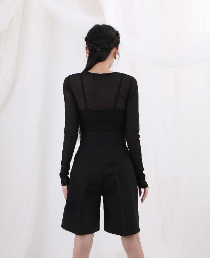 CHARLES THE SECOND韓國㊣直郵東大門代購女裝新品25春夏長袖T恤CHARLES THE SECOND/CHEAP-CHIC長袖T恤