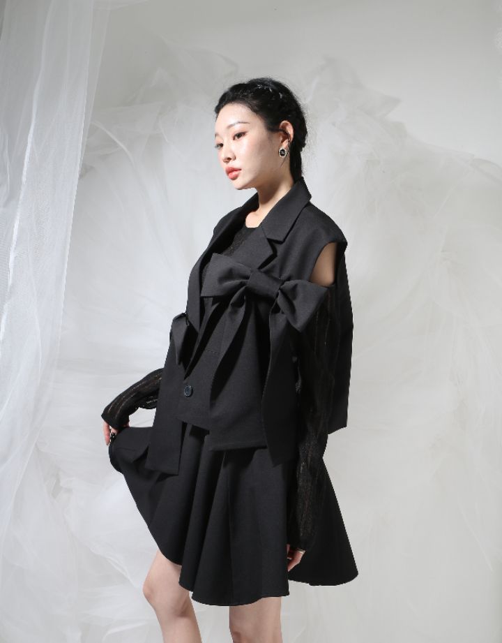 CHARLES THE SECOND直郵韓國代購㊣女裝新品熱賣時尚馬甲CHARLES THE SECOND/CHEAP-CHIC馬甲
