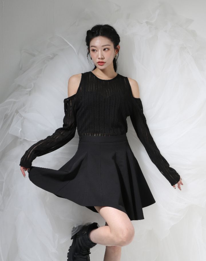 CHARLES THE SECOND韓國直郵㊣東大門實拍女裝新品熱賣長袖T恤CHARLES THE SECOND/CHEAP-CHIC長袖T恤