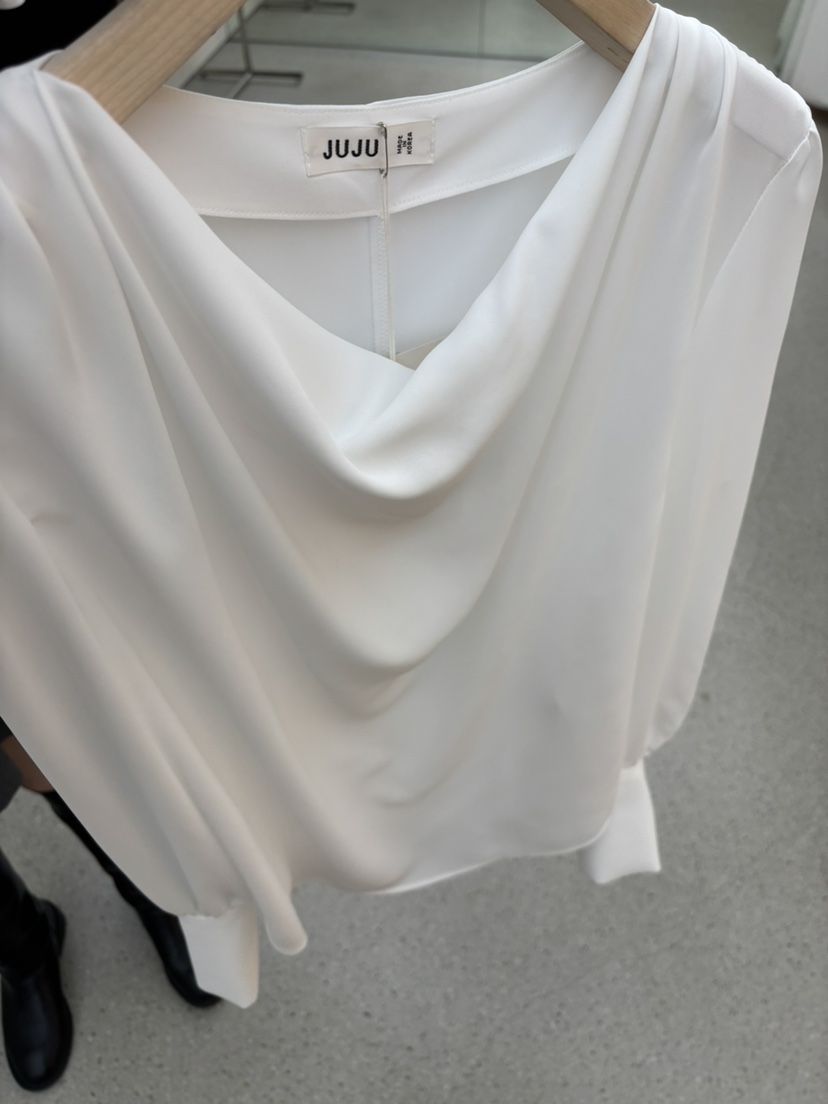 JUJU韓國直郵㊣東大門實拍女裝新款休閑時尚熱賣襯衫蕾絲衫JUJU襯衫/蕾絲衫