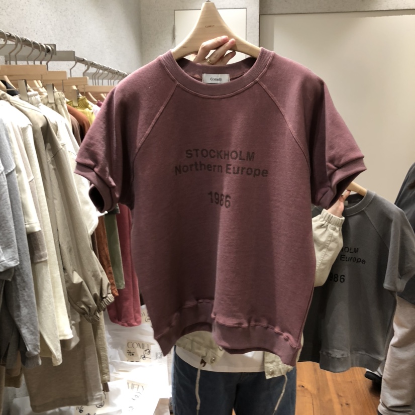 COMELY韓國直郵㊣東大門實拍女裝新品推薦熱賣人氣T恤不含內搭COMELYT恤圖色3