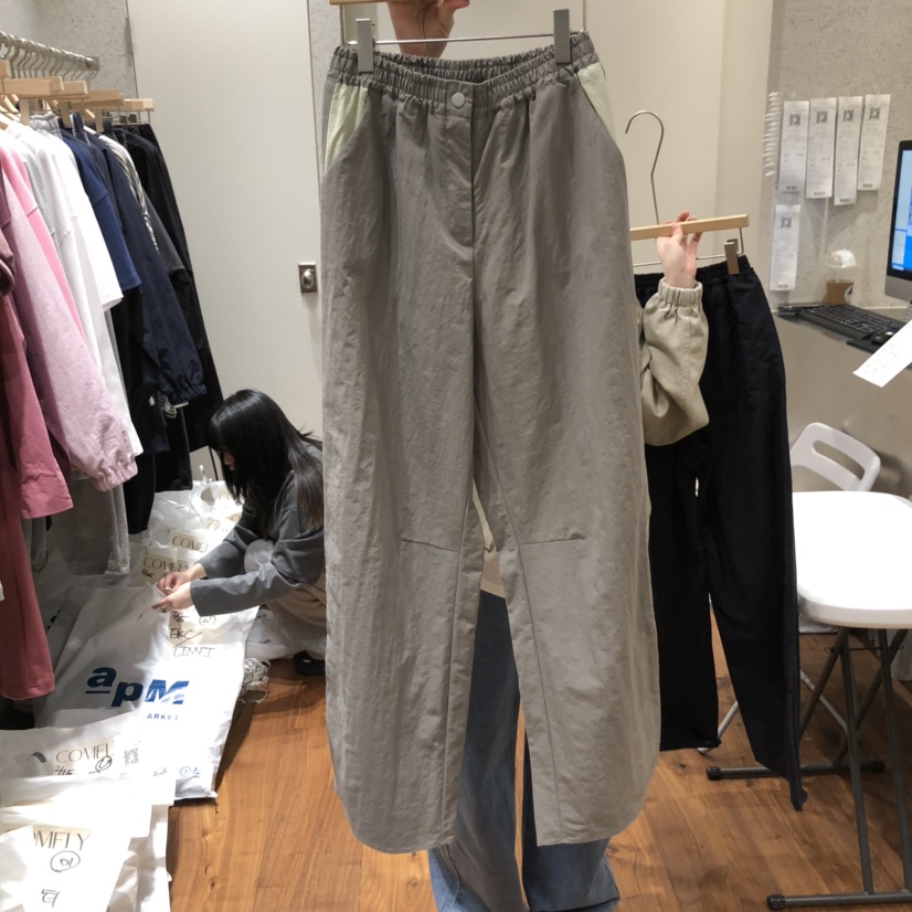 COMELY直郵韓國代購㊣女裝新款時尚25春夏推薦職業熱賣休閑褲COMELY休閑褲