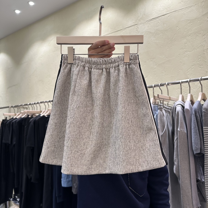 SANTAL韓國㊣直郵東大門代購女裝新品熱賣職業休閑短裙粗花呢SANTAL短裙