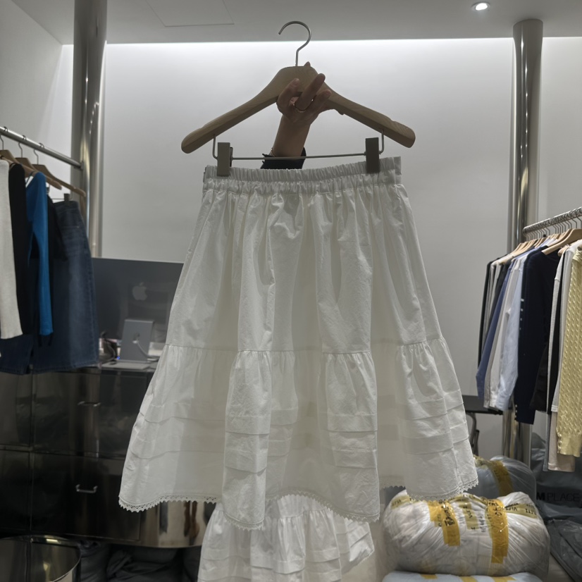 AHOY直郵韓國代購㊣女裝新品熱賣25春夏時尚推薦半身裙中短裙AHOY半身裙/中短裙