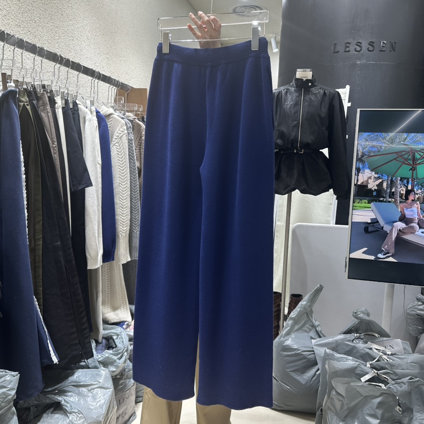 LESSEN直郵韓國代購㊣女裝新款25春夏時尚推薦休閑職業休閑褲LESSEN休閑褲