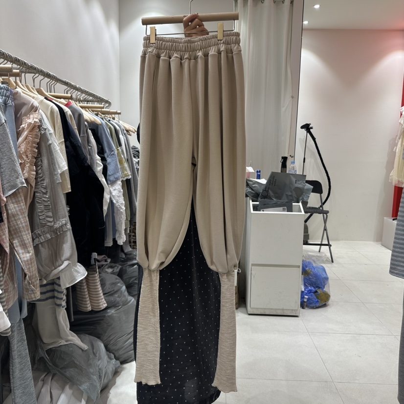 MINI UNNI韓國㊣直郵東大門代購女裝新品時尚25春夏休閑褲MINI UNNI休閑褲圖色2
