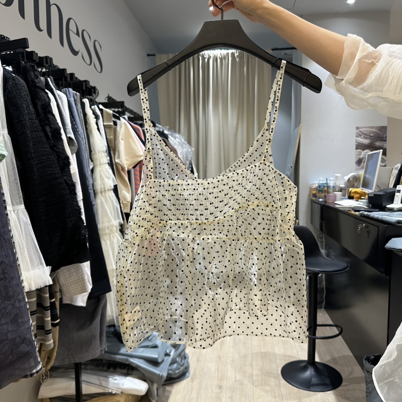 SOFTNESS韓國直郵㊣東大門實拍女裝新品推薦25春夏吊帶背心Softness/Cosmic吊帶/背心