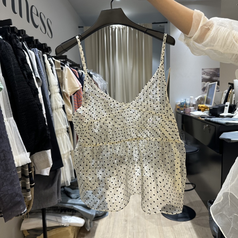 SOFTNESS韓國直郵㊣東大門實拍女裝新品推薦25春夏吊帶背心Softness/Cosmic吊帶/背心