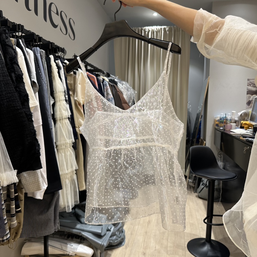 SOFTNESS韓國直郵㊣東大門實拍女裝新品推薦25春夏吊帶背心Softness/Cosmic吊帶/背心圖色2