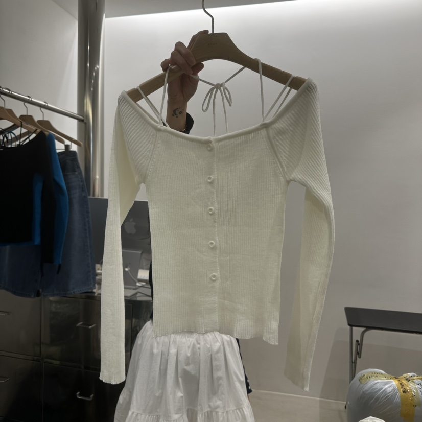 AHOY韓國直郵㊣女裝新品人氣休閑推薦職業25春夏熱賣針織衫AHOY針織衫