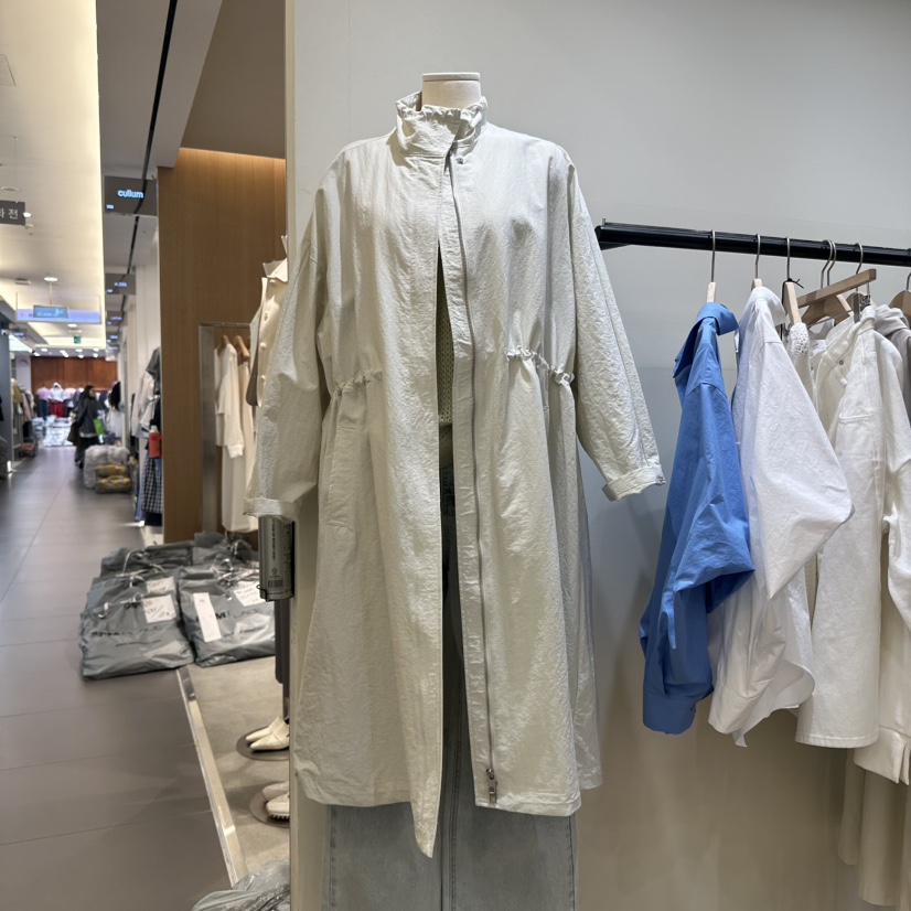 WINSOME韓國㊣直郵東大門代購女裝新品時尚熱賣人氣長款風衣WINSOME長款風衣