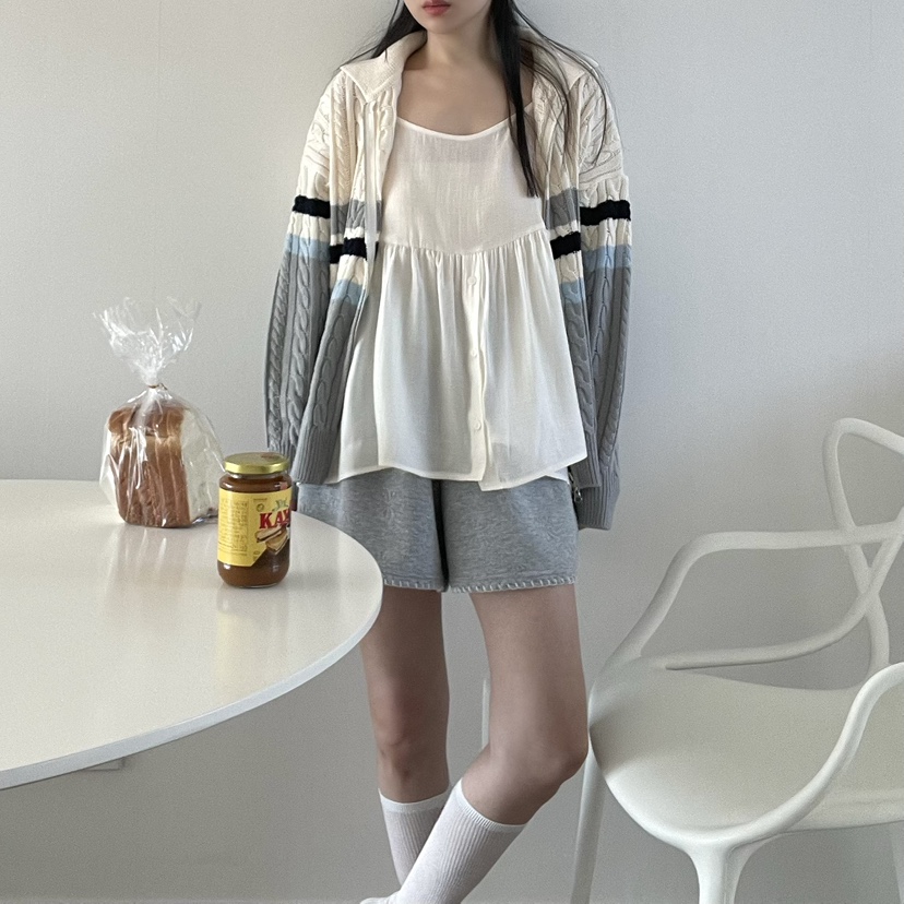 ALLVIBE韓國直郵㊣東大門實拍女裝新品推薦職業熱賣25春夏針織衫ALLVIBE針織衫