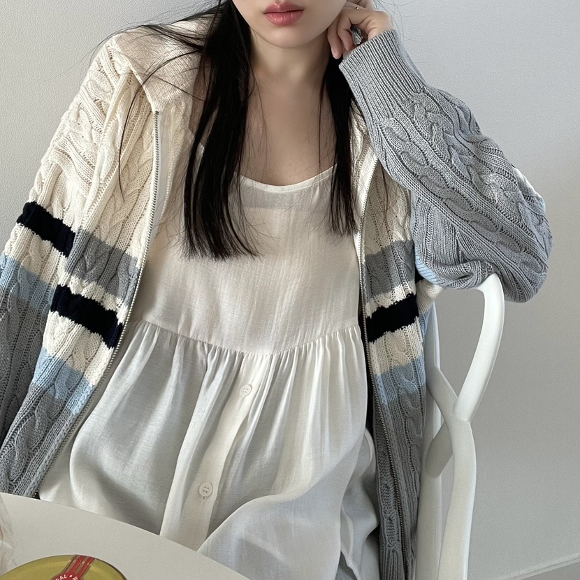 ALLVIBE韓國直郵㊣東大門實拍女裝新品推薦職業熱賣25春夏針織衫ALLVIBE針織衫