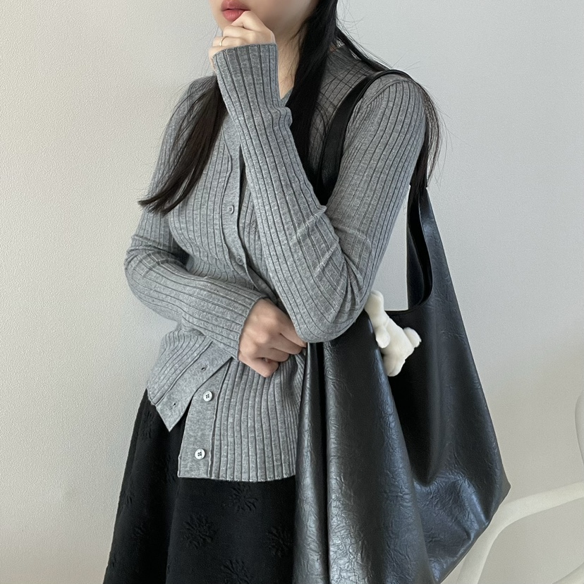 ALLVIBE韓國直郵㊣東大門實拍女裝新款熱賣時尚25春夏針織衫ALLVIBE針織衫